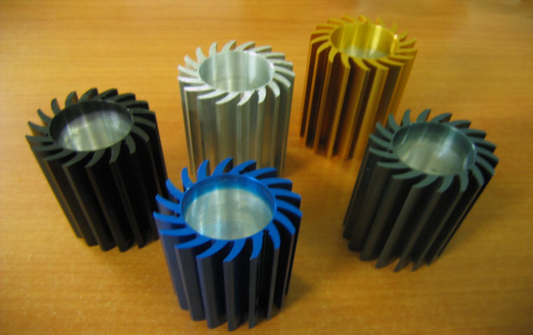 Verarbeitung auf Aluminiumprofilen